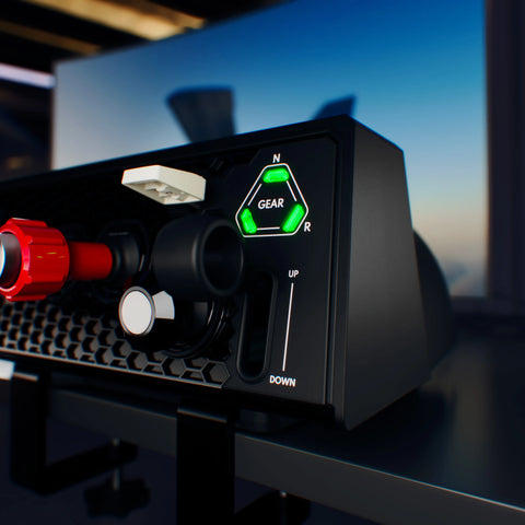 LANDING GEAR LEVER WITH LED INDICATOR